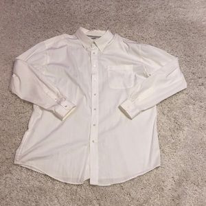2/$15  Men’s White Button Down
